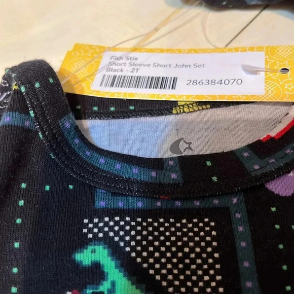 FISH STIX by STITCH FIX 2T Packman boy PJ’S - Picture 2 of 4